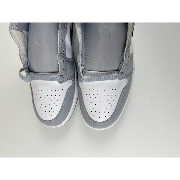Nike Air Jordan 1 Mid Size Men 12 Women 13.5 Navy Wolf Gray DQ8426-104 main image 6